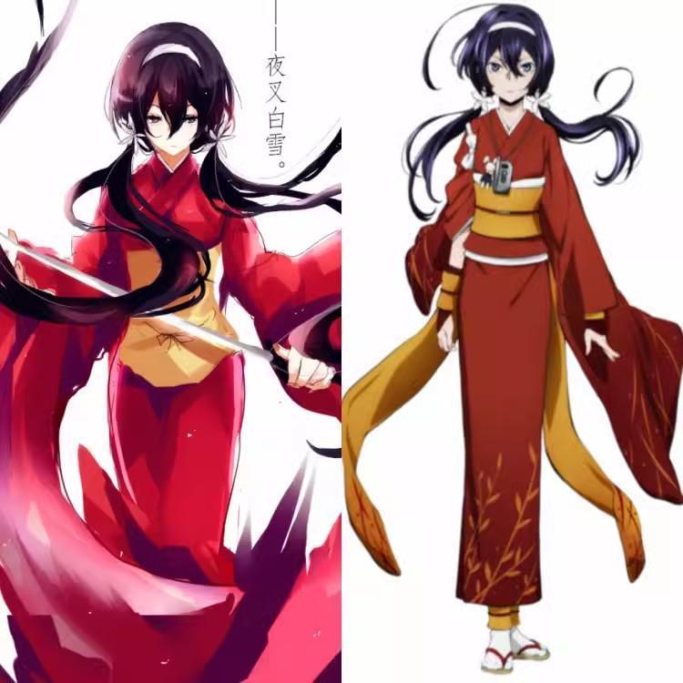 Izumi Kyouka Cosplay Costume Izumi Kyouka Kimono Anime Izumi Kyouka Full Set for  Halloween Party Outfit for Women Girls