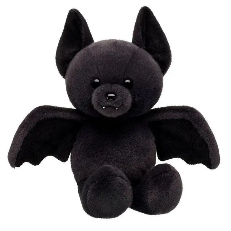 Cute Bat Plush Toy, Soft Bat Stuffed Animal with Large Wings, Gothic Bat Plush Doll, Halloween Theme Pillow, Dark Cute Plush Toy, Kids Gift & Bedroom Decor