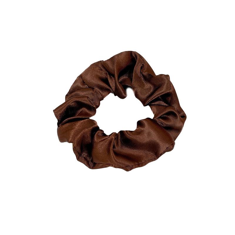 Hot Selling Solid Satin Scrunchies, French Style Hair Ties, Soft Silk Hair Accessories for Women Girls Ponytail Holder