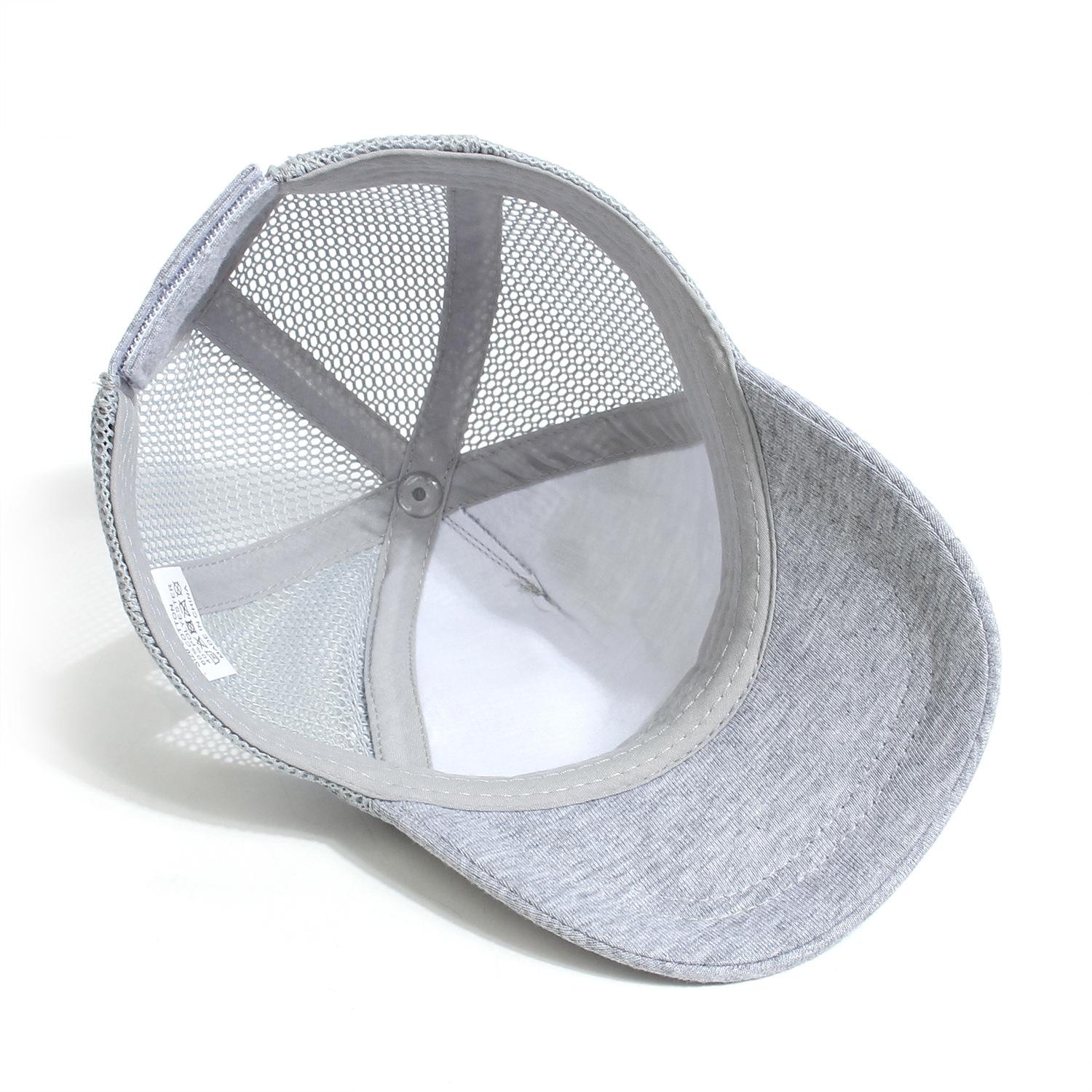 Children's 2026 Summer Baseball Cap - Solid Color Sunscreen Mesh Peaked Hat for Boys and Girls