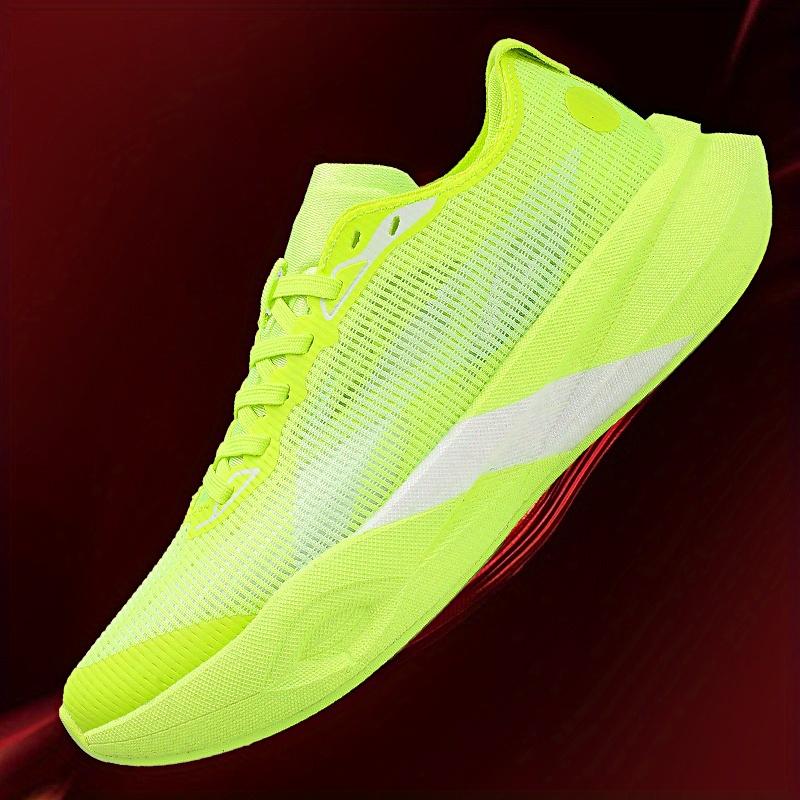 UYCEKK Men'S Neon Green Running Shoes - Lightweight Athletic Sneakers with Cushioned Midsole, Breathable Mesh Upper & Non-Slip Rubber Outsole for Gym, Jogging, Hiking - All-Season Performance Footwear for Men, Gym Shoes, Jogging Footwear, Sleek Sporty Des