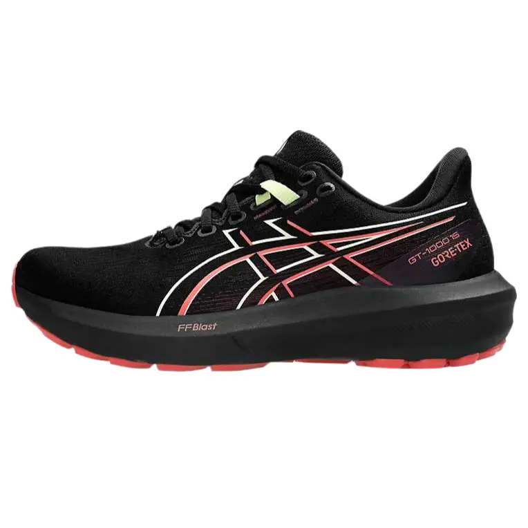 ASICS Gt-1000 15 Round Toe Comfortable Synthetic Leather Waterproof Low Top Running Shoes 1012B996-001