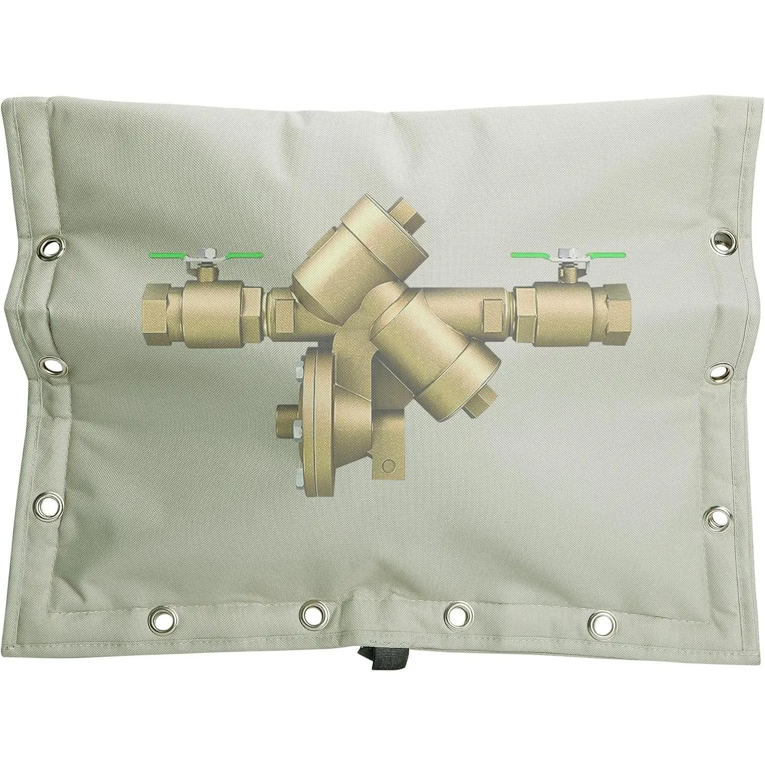 30 x 24 Inch Backflow Preventer Insulation Cover 3 Way Opening Winter Pipe Insulation Sprinkler Valve Cover (5°F) Waterproof Water Well Pump Covers for Outside Freeze Protection