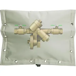 30 x 24 Inch Backflow Preventer Insulation Cover 3 Way Opening Winter Pipe Insulation Sprinkler Valve Cover (5°F) Waterproof Water Well Pump Covers for Outside Freeze Protection