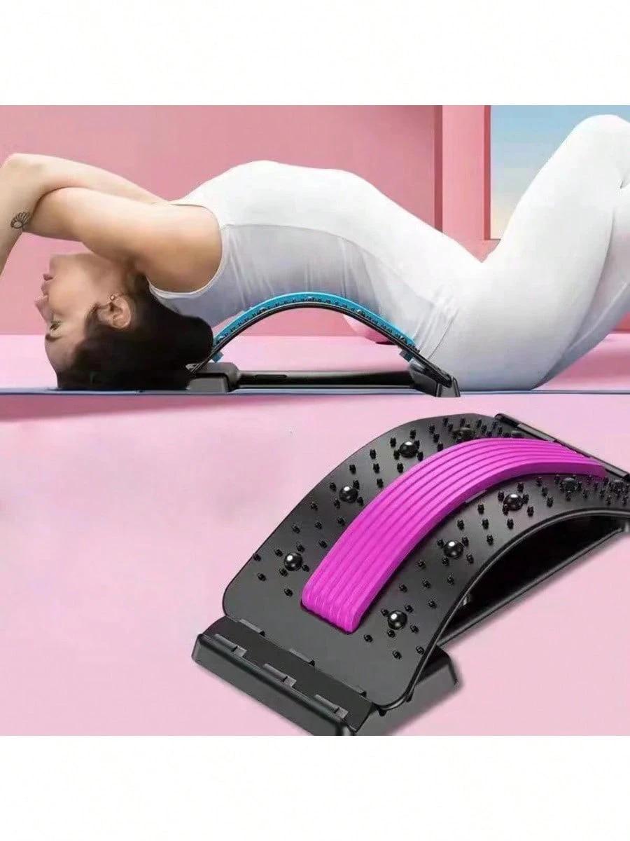 Ergonomic Multi-Level Adjustable Back Stretcher – Relieves Tight, Aching Back Muscles Preciselypain relief device