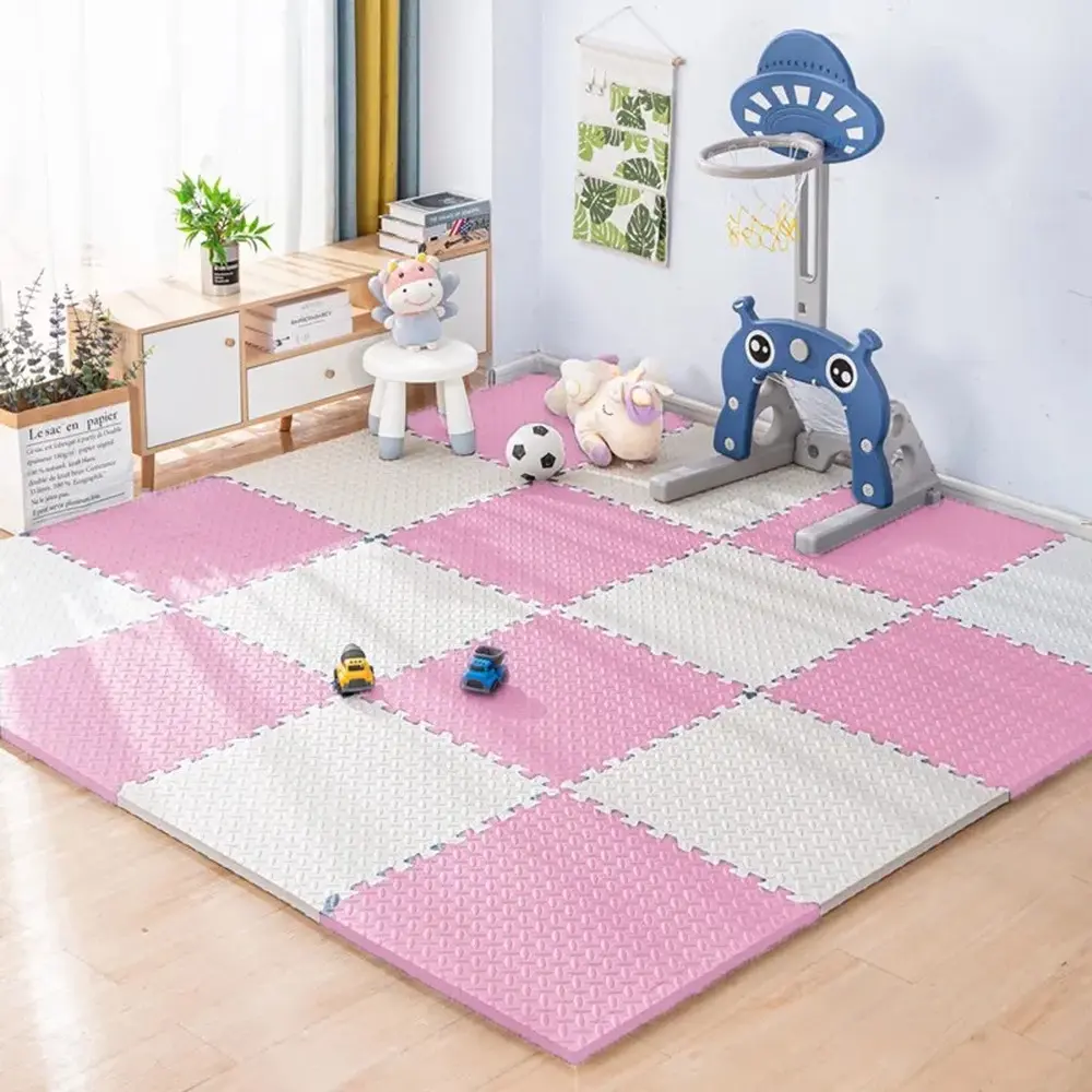 8‑16PCS EVA Foam Interlocking Puzzle Play Mat 30*30cm Baby Crawling Floor Tiles Non‑Slip Floor Rug For Kids Children Room Indoor Play Decoration
