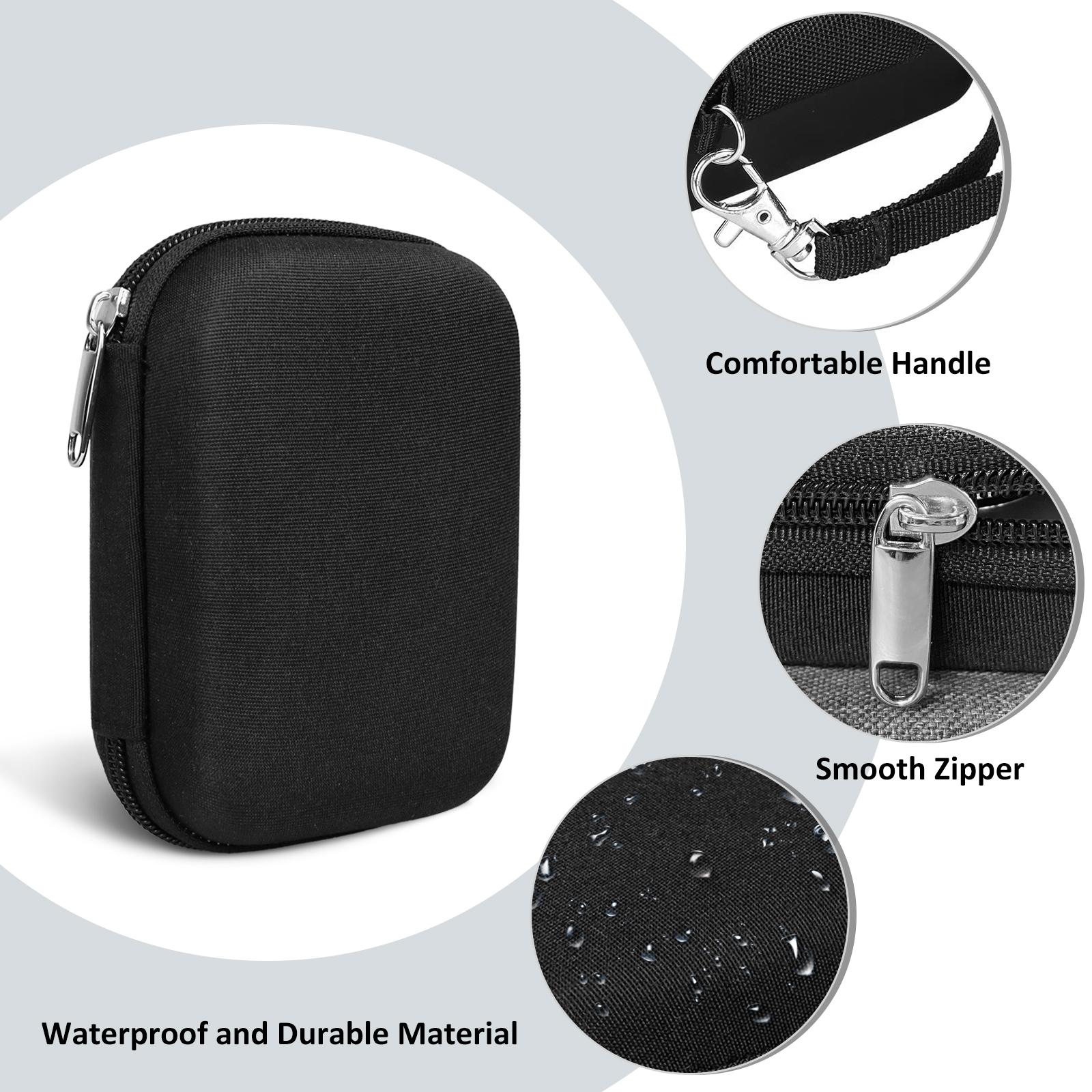 Camera Storage Bag, Square Camera Storage Bag, Multifunctional Camera Storage Bag for Travel & Outdoor, Scratch Proof & Waterproof Camera Zipper Bag, Camera Accessories
