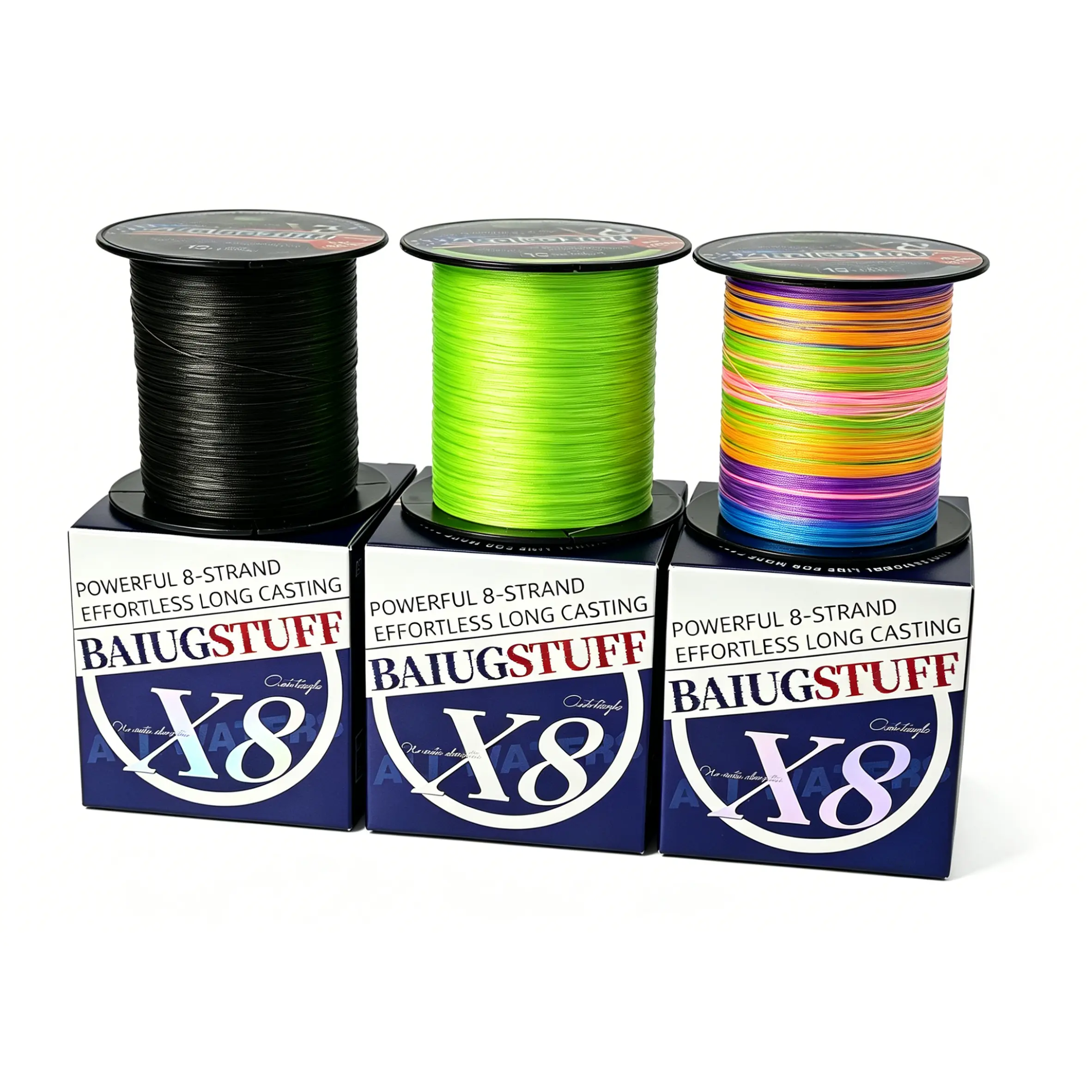 Baiugstff Fishing Line Ultra Thin Super Strong Monofilament Fishing Line 300M Spool Low Stretch High Sensitivity Fishing Line for Beginner and Professional Anglers