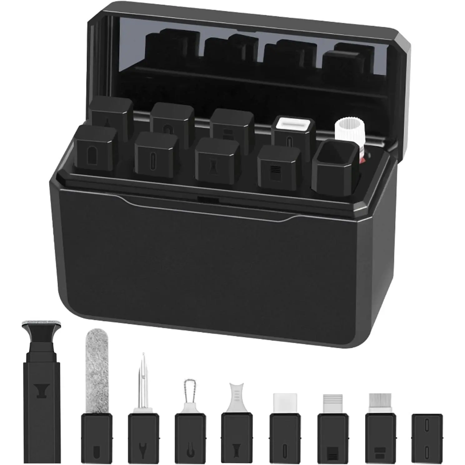 Cleaner Kit for AirPod, 12-in-1 Earbud Cleaning Kit | with 30ml Screen Cleaner and Camera Lens Cleaning Pen, Multi-Tool for  Case Tablet iPad Phone  Port