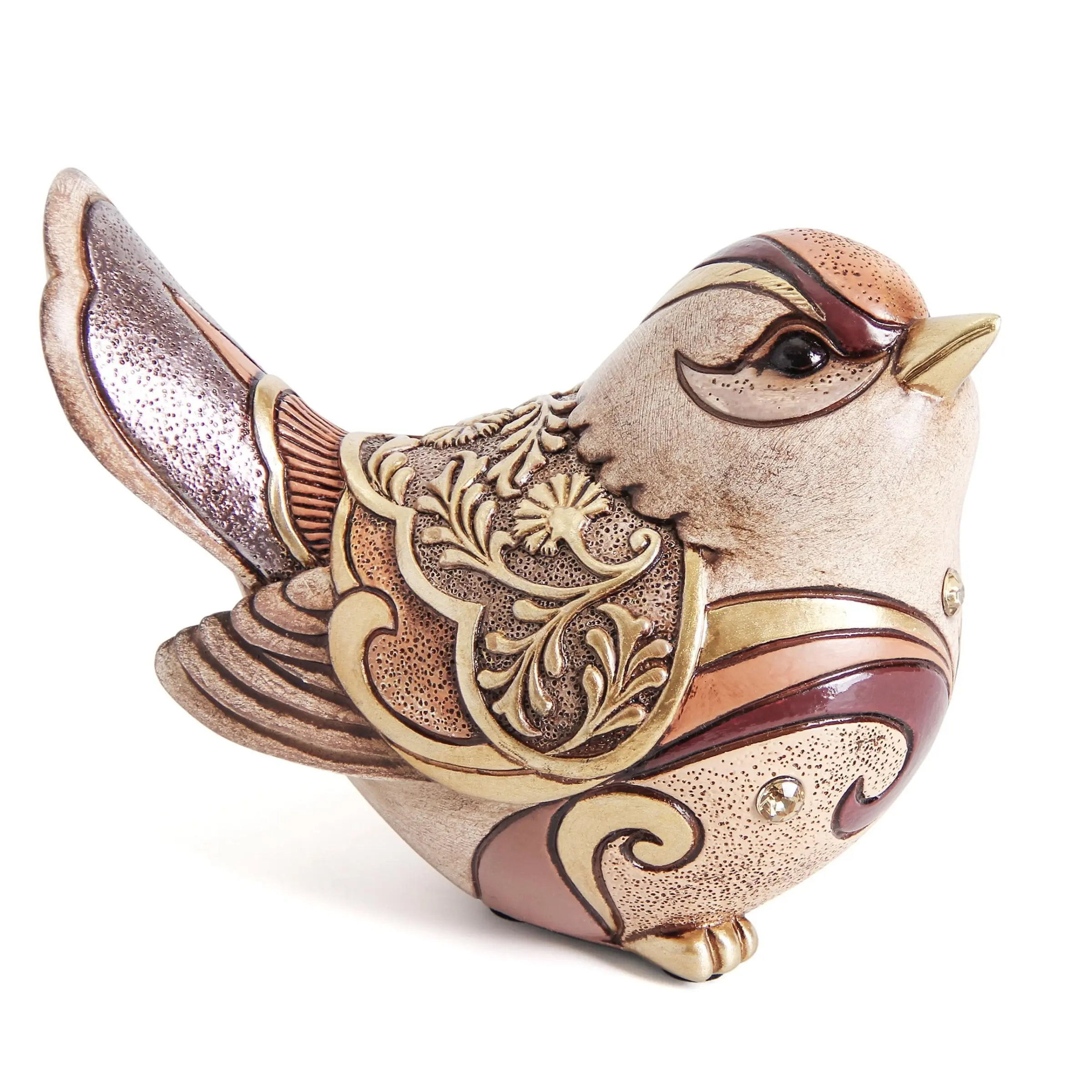 Bird Figurines For Home Decor Resin Decor,Bird Statue Sculpture For Shelf Decor Accents,Boho Bird Decorations For Table Office Living Room Bedroom,Retro Animal Statues Decorative Bird Gifts For Bird Lovers Women