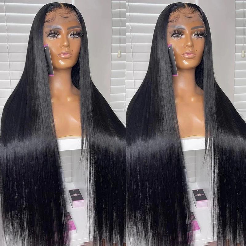 Bling Hair 12-36 Inch 13x4 13x6 Lace Front Human Hair Wigs Straight 4x4 Transparent Lace Closure Wigs Pre Plucked For Black Women Bling Hair 12-36 Inch 13x4 13x6 Lace Front Human Hair Wigs Straight 4x4 Transparent Lace Closure Wigs Pre Plucked For Black Women