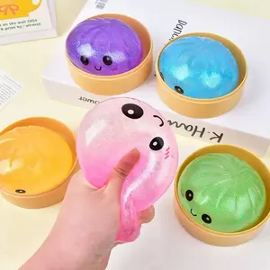 Colorful Flashing Dumpling Stress Relief Toy, Mini 2026 New Slow Rebound Toy, 10 Random Colors, Unisex, Fun and Relaxing