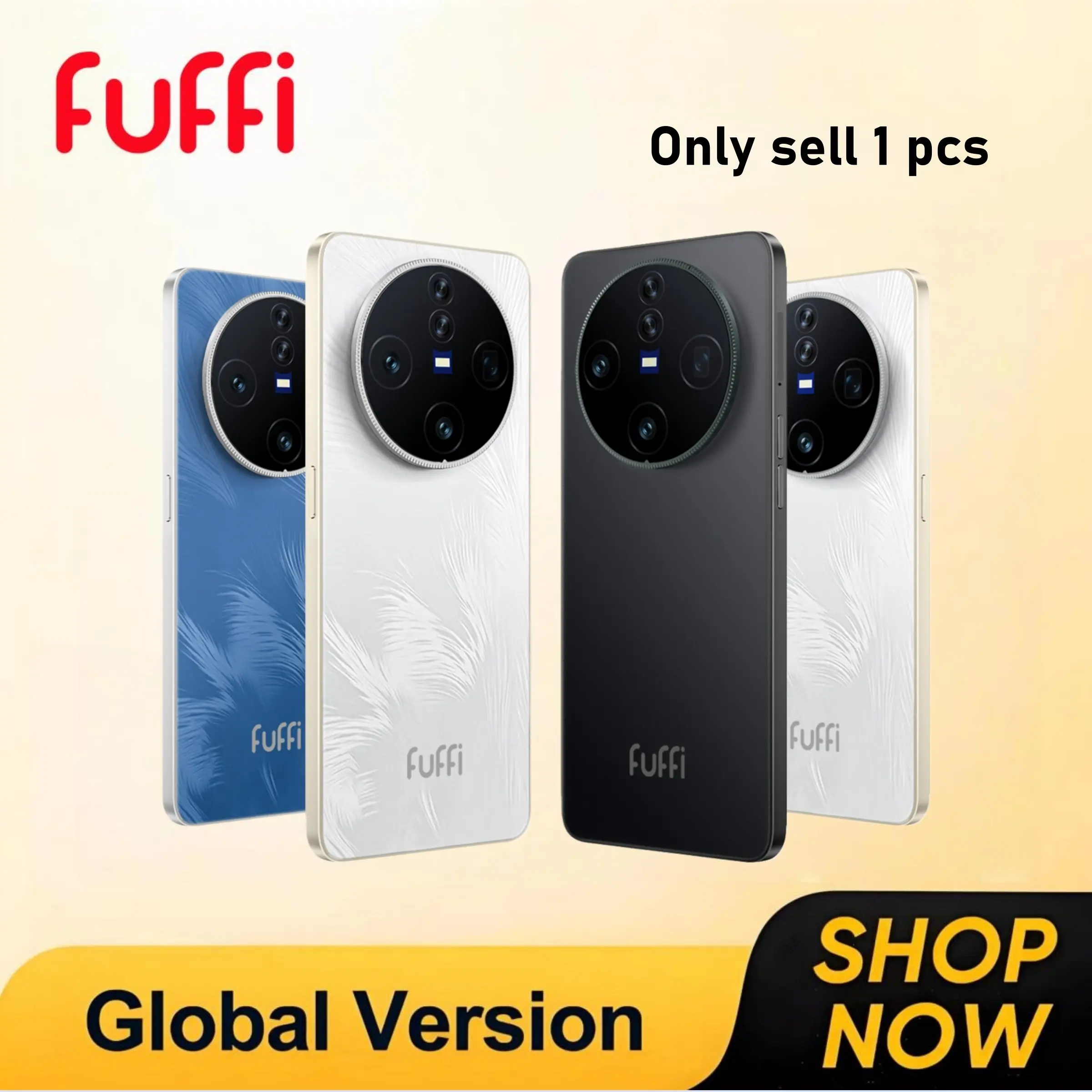 FUFFi-Smartphone, 6+128GB ROM,6.53 Inch Screen, Unlock 4g Network, 4000mah Battery, Dual Sim, Octa-Core Processor, Fashionable Phone