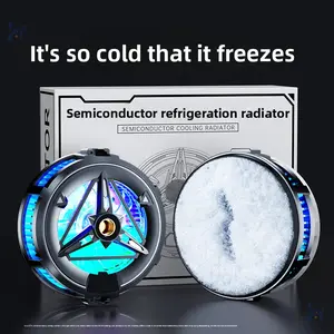 Overclocking Ice-Cooling Magnetic Phone Cooler, Cooling Gadget, Semiconductor Ice-Cooling Refrigeration Back Clip, Magnetic Water-Cooled
