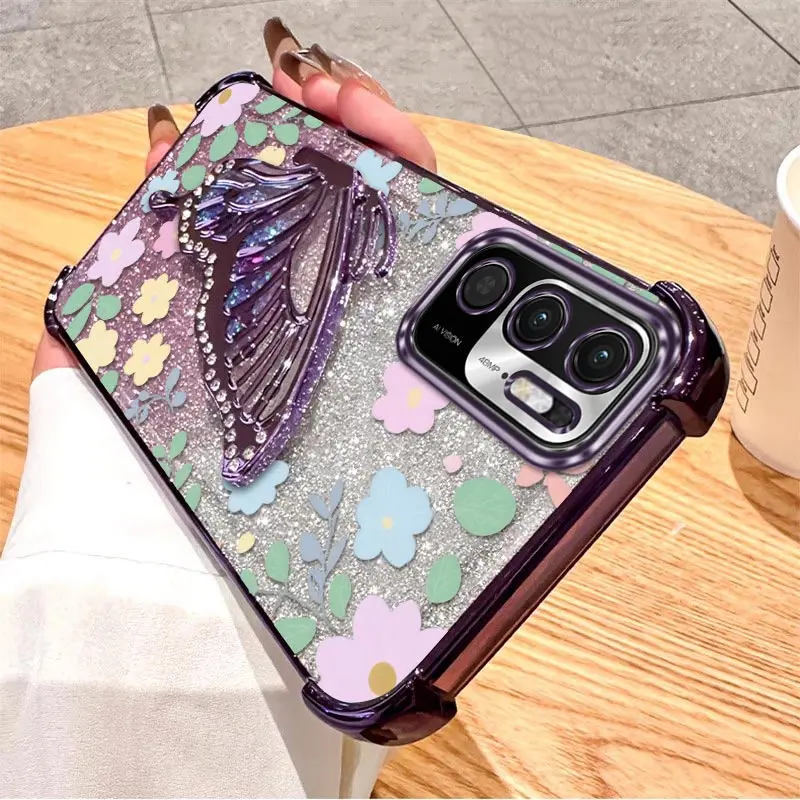 3pcs( Cute little flower phone Case+Lanyard+Stand) For Redmi Note 10T/Note 15Pro/Note 15 Pro+/Note 15/Note 14/note14s/Note14Pro/Note 9ProMax/Note 10/Note 10S/Note 11E Pro/Note 12/Note 13Pro/Note13R For 15C/13R/13C/14C/14R/9/10C/11A/12C/A5/A3Pro Cover