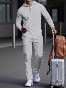 2026 New Men's Suit Set, Christmas Gift, Friday, Casual Blazer and Pants, Elastic Waist, Asymmetrical Design, All Seasons
