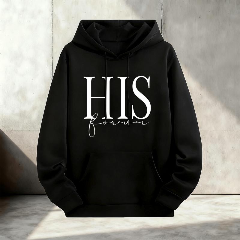 Couple's Valentine HERS & HIS Forever Matching Hoodie Set Daily Casual Wear Fashion Top Soft Comfortable Fabric Romantic Exclusive Vibe Pattern