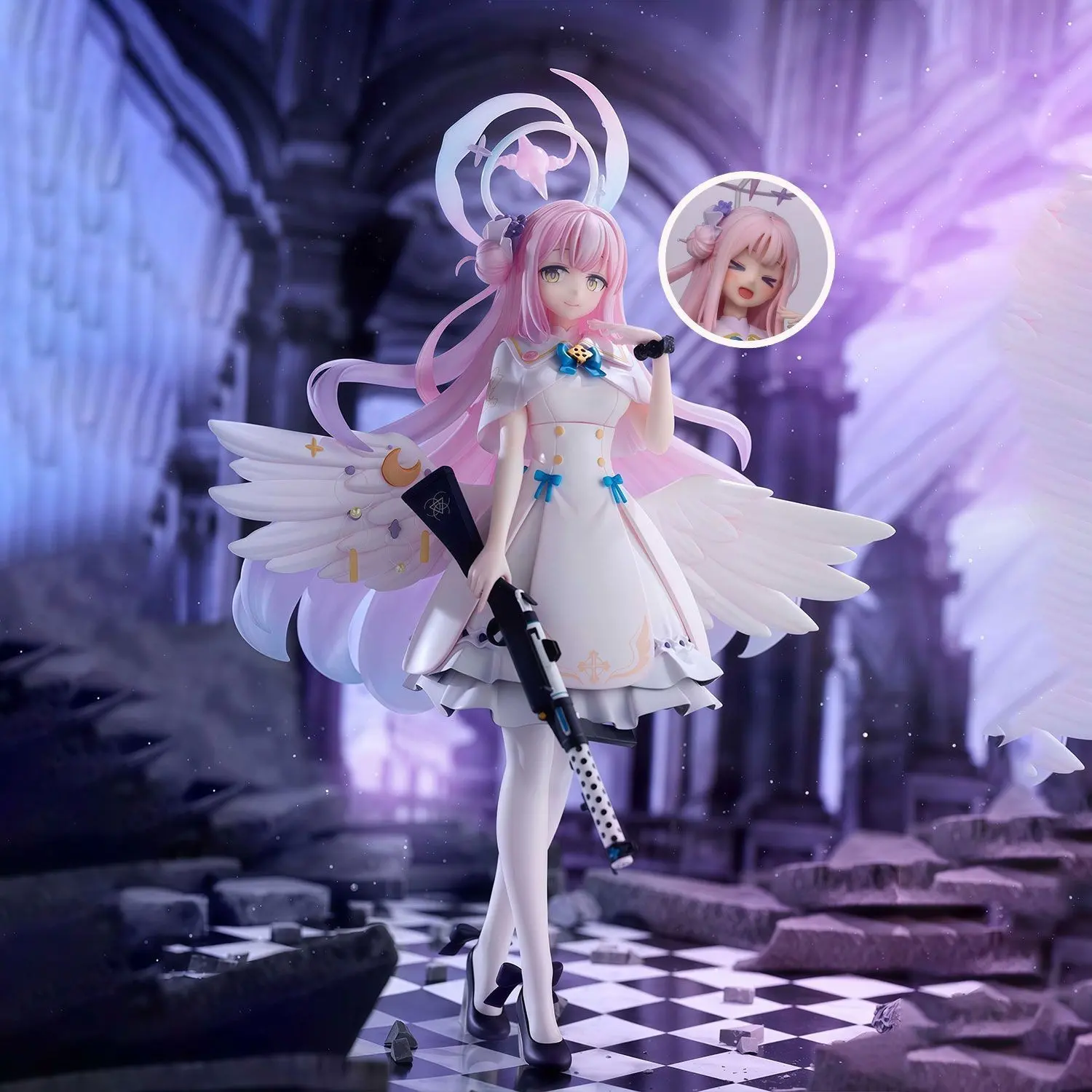 Saint Garden Unohana Handmade Gk Figure, Blue Archive Series, Cute Girl Collection Model, Trendy Collectible Gift Item