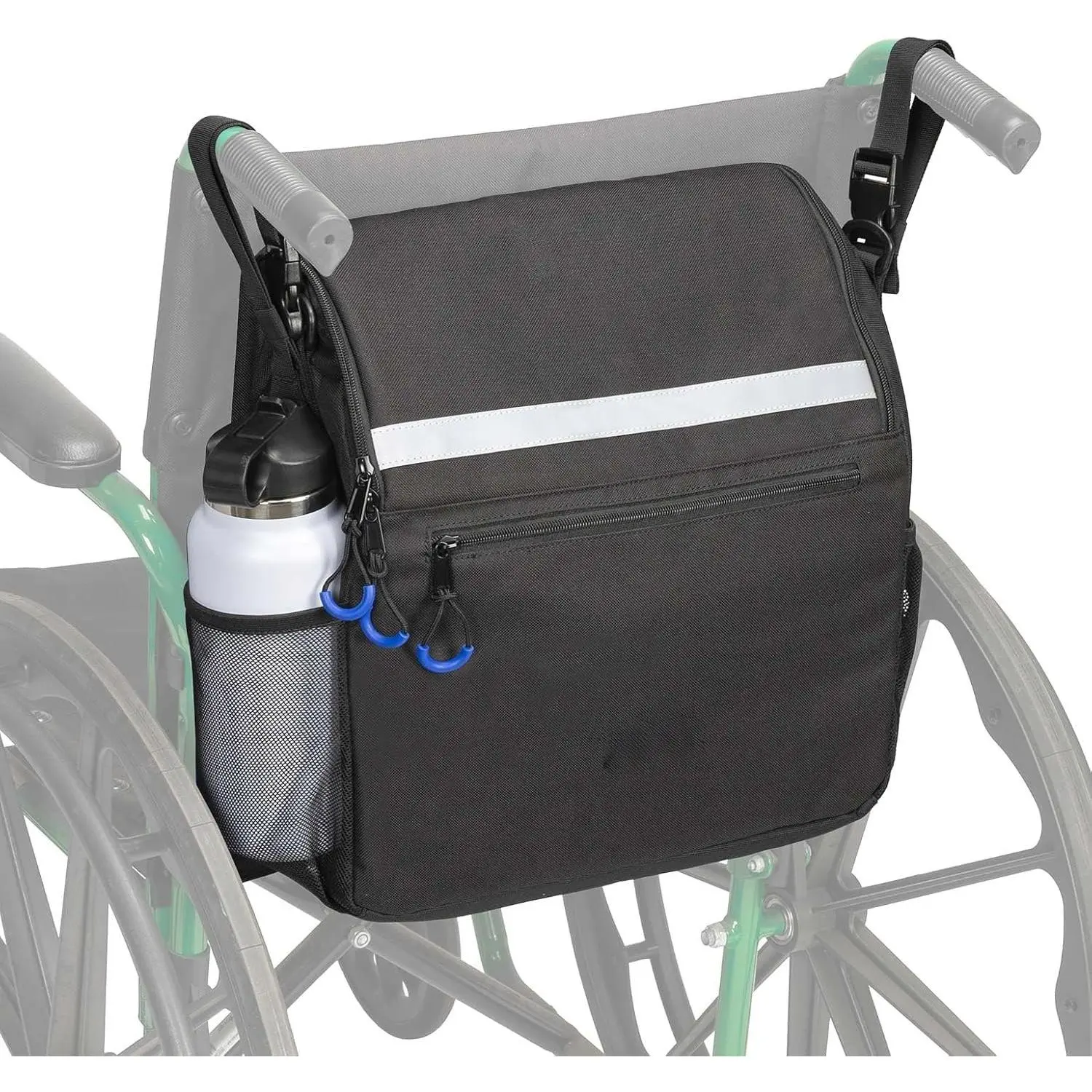 Bags,  Backpack with Cup Holder,  Bags to Hang  , Electric Wheel Chair Accessories, Large Storage Bag for Walker Rollator