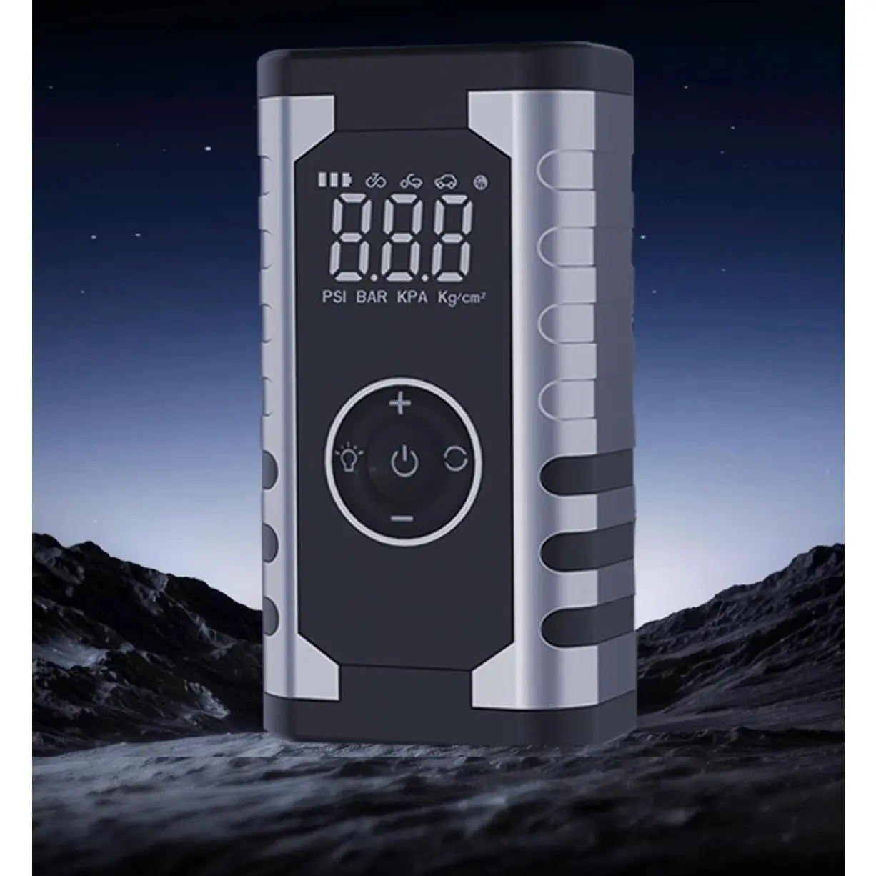 12V Car Jump Starter & Tire Inflator Combo, 150W Air Pump, Portable Battery Booster with Digital Display