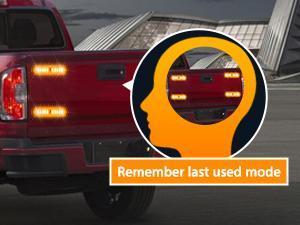 Nilight 8PCS Led Strobe Lights with Controller 12V 24V Sync Feature Amber Strobe Light 12 LED Surface Mount Lights with Strobe Controller for Vehicle Car Truck RV ATV