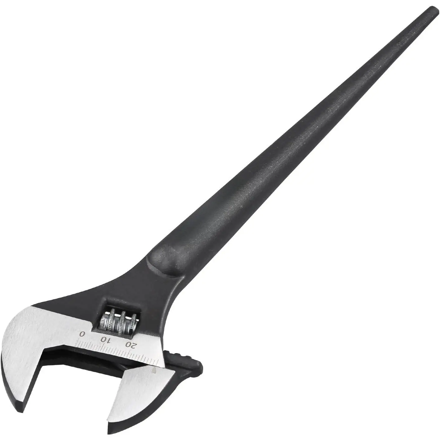 10inch Adjustable Spud Wrench | SAE and Metric Scale Marked | Alignment Holes and Tail Crowbar Features