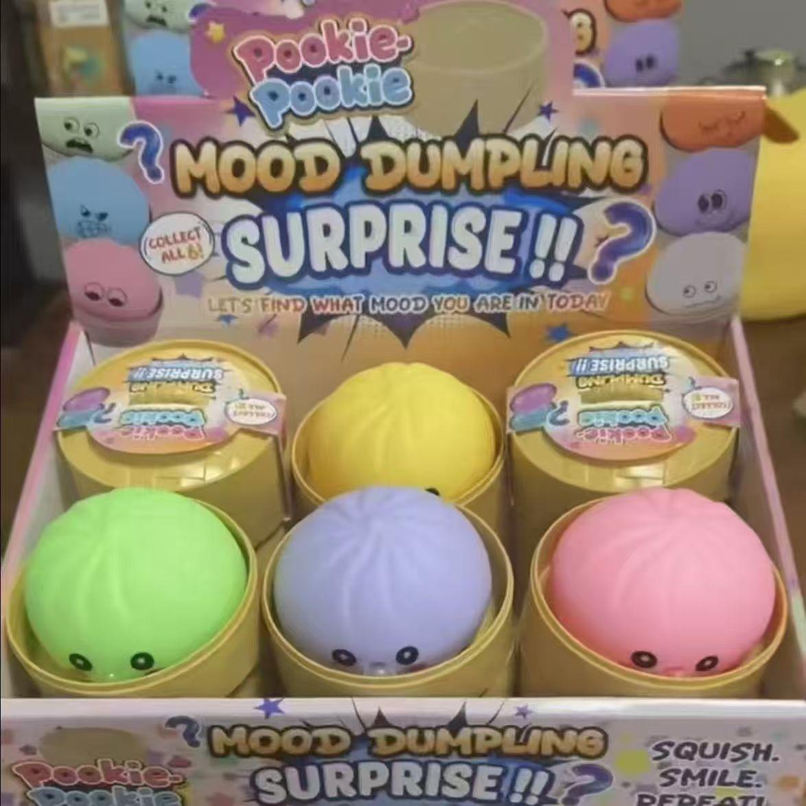 Kawaii Bubble-Blowing Steamed Bun Squishy Toy - Cute Sensory Fidget & Stress Relief