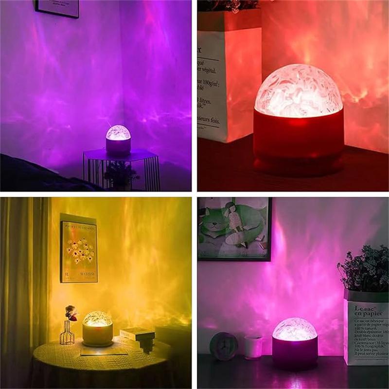 2 in 1 Aurora Light Projector – Northern Lights & Star Cloud Galaxy Lamp with Remote Control, USB Rechargeable Night Light for Bedroom, Living Room, Home Decor, Gifts & Relaxing Ambience