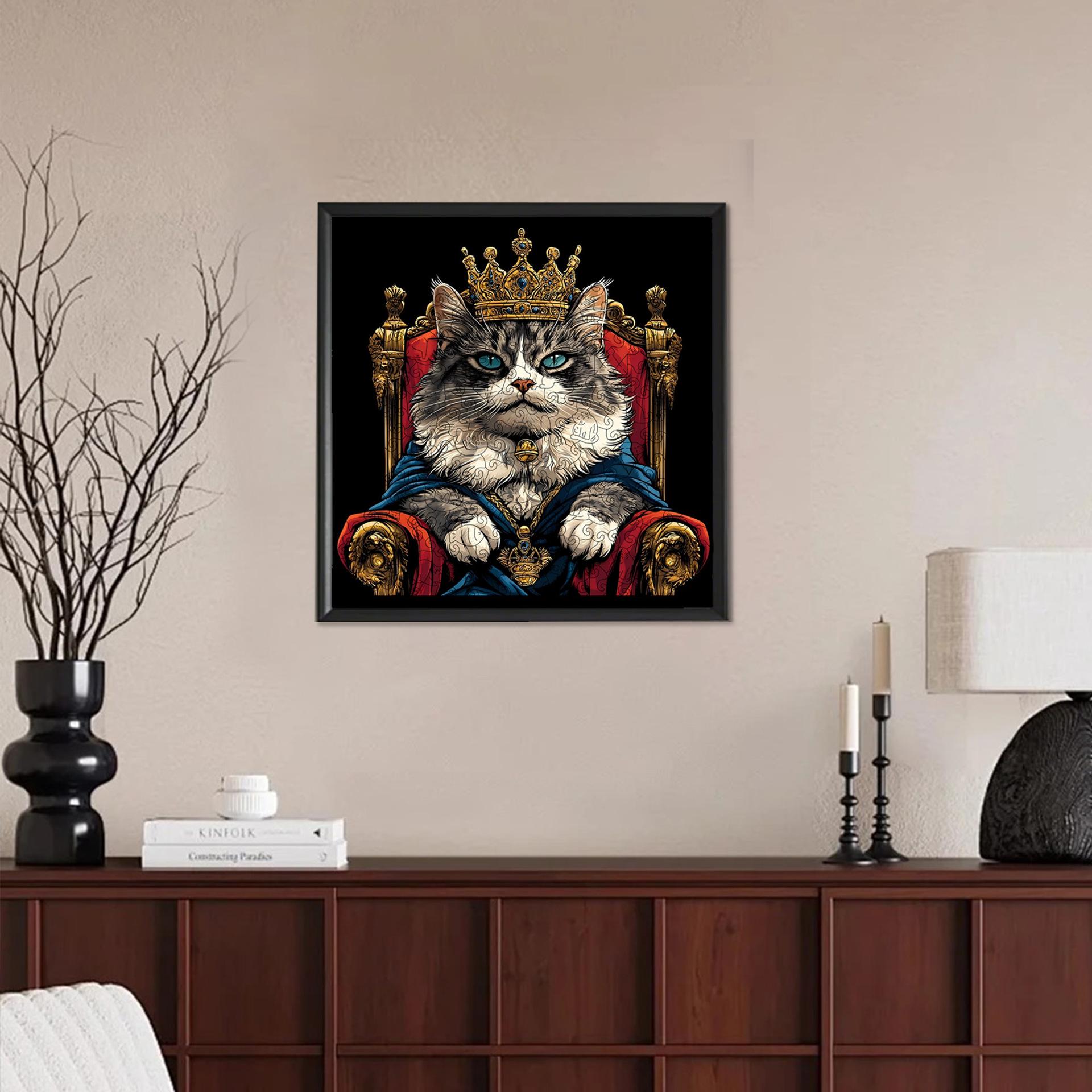 Elvis Presley puzzle toy, wooden puzzle, original aristocratic style, wall-mounted stress-relieving irregular shape puzzle.