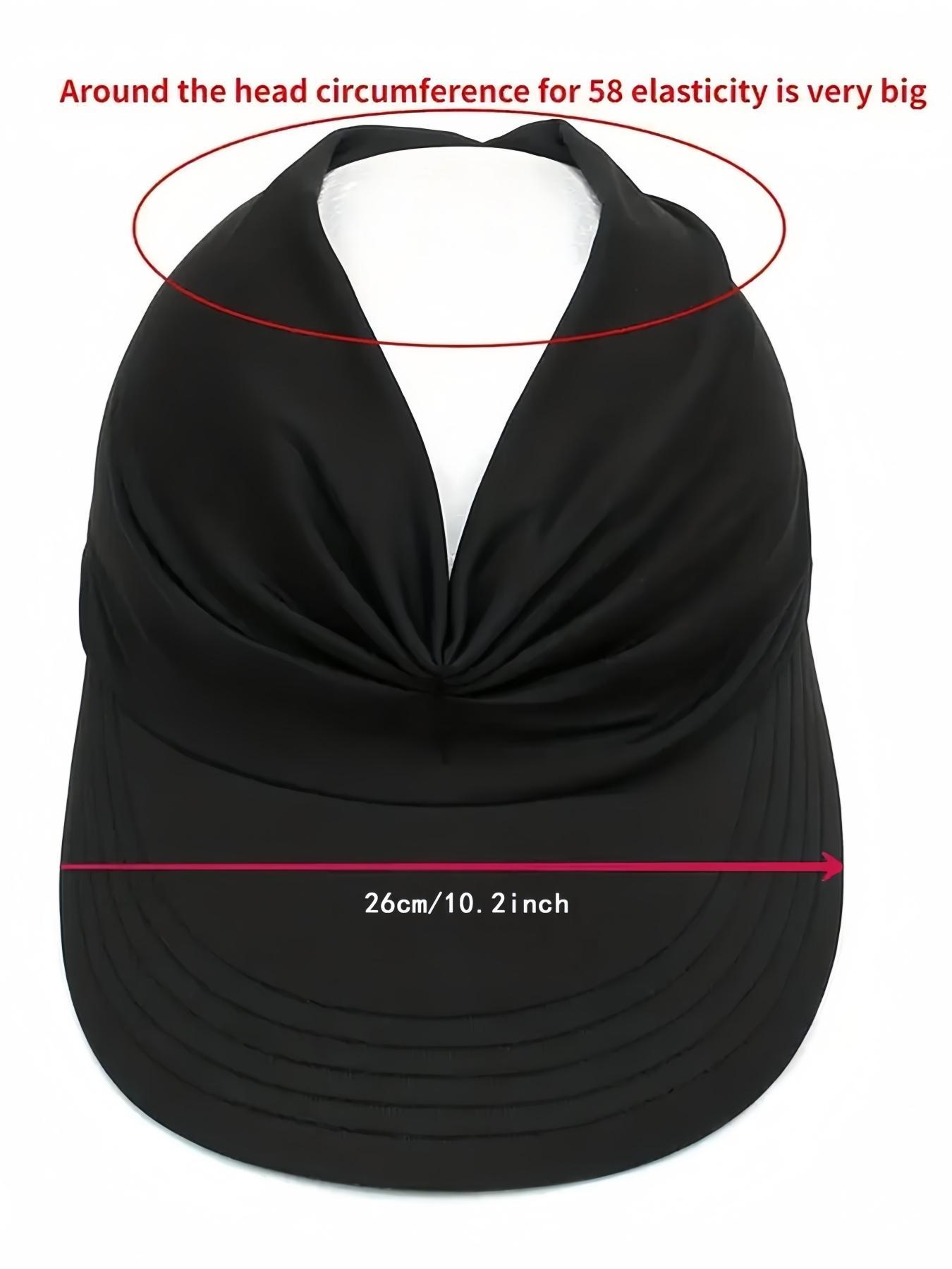 Women's Sun Protection Wide Brim Hat, Casual Outdoor Beach Sun Hat for Women & Girls, Fashion Accessories for Traveling & Beach Party