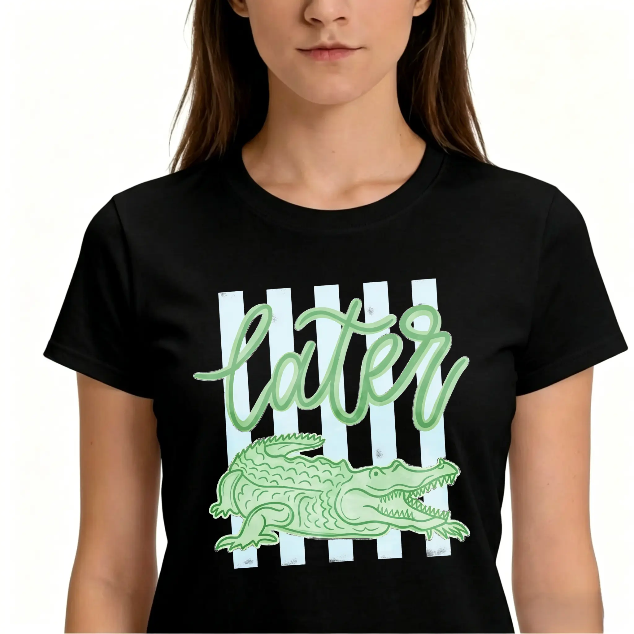 Later Gator Shirt - See You Later Alligator Tshirt - Trendy Vacation T-shirt - Crocodile trendy t-shirts, graphic tees, trendy t-shirts, graphic tees, graphic tees for men
