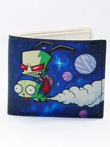 I'll Destroy You Bifold Wallet, Invader Zim Theme, Durable Design, Perfect Gift for Fans, Unique Accessory for Daily Use