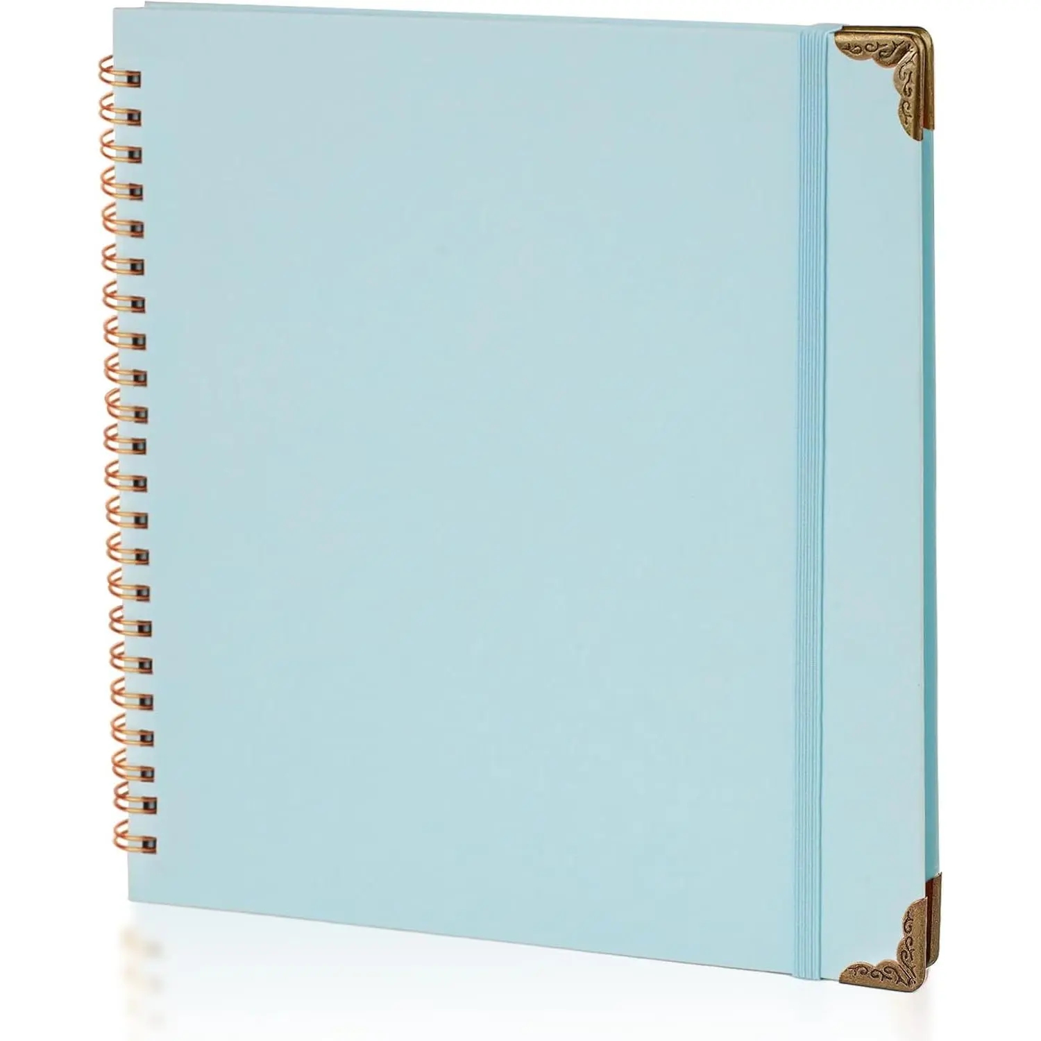 Scrapbook 80 Pages, Scrapbooking Supplies 8 x 8 In, Scrapbook Album Suitable for Album Memory Book Wedding, Anniversary Family, DIY Craft Projects (Blue)