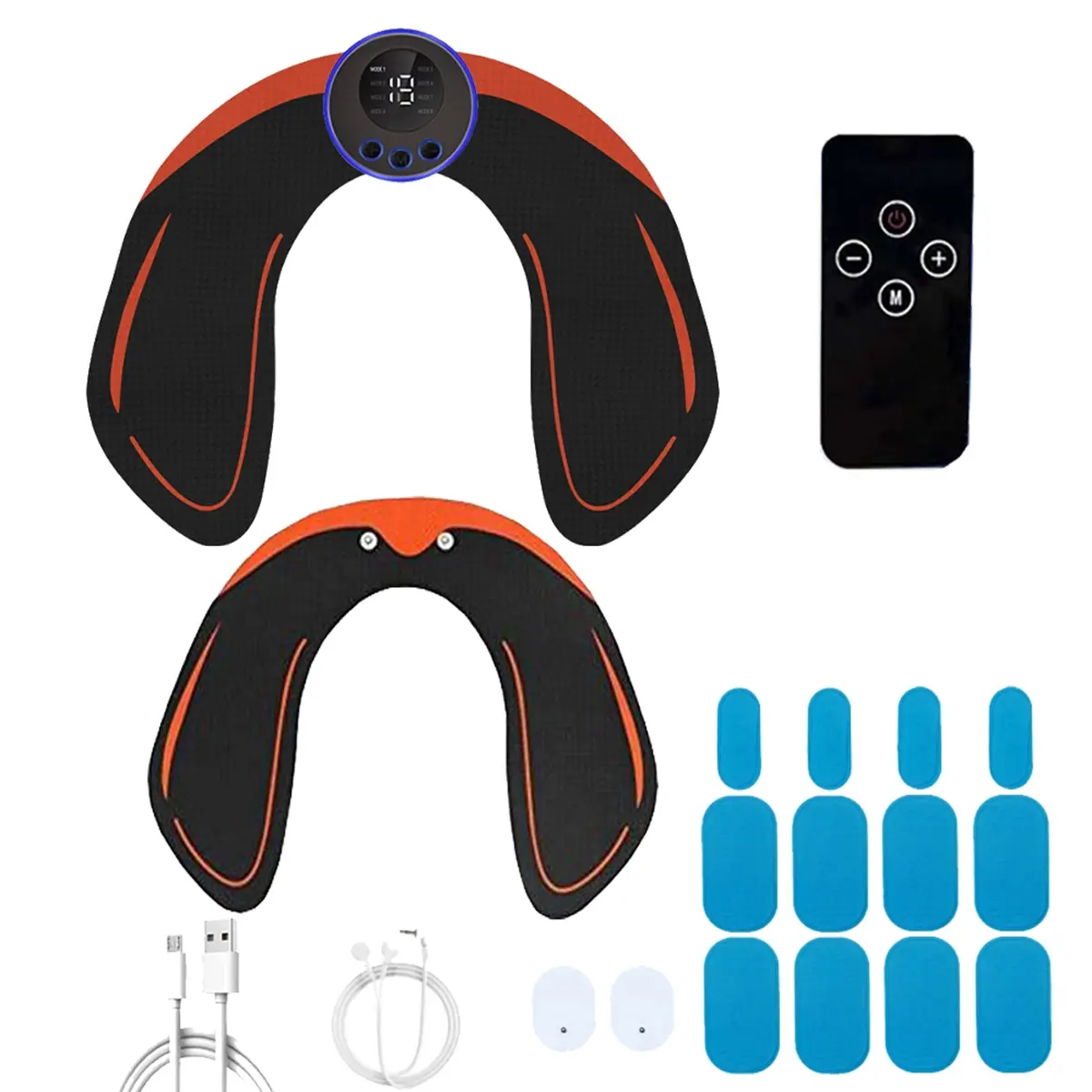 Electric Butt Massager, 1 Set Rechargeable Butt Muscle Trainer, Butt Muscles Exerciser, Fitness Equipment for Men and Women