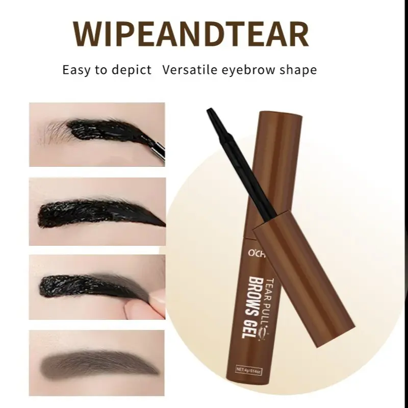 1pcs Tear-Off Eyebrow Pomade, Easy Brow Shaping, Convenient Removal, Perfect for Defined Brows, No Mess Cleanup, Eyebrow Paste