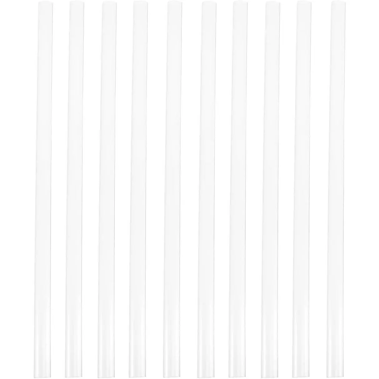 Transparent Slide Binding Bars 12 inch Plastic Spine Bars 10 Pack for Loose-Leaf Report Covers File Organization Office School Home