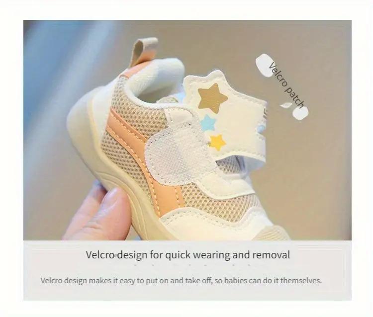 NewNewBaby First Walkers Non-Slip Shoes |             Soft Sole Toddler Sneakers for Boys & Girls,Cute Cartoon Beige/Pastel Shoes - Breathable, Cushioned, - Lightweight Toddler Trainers for Little Walkers