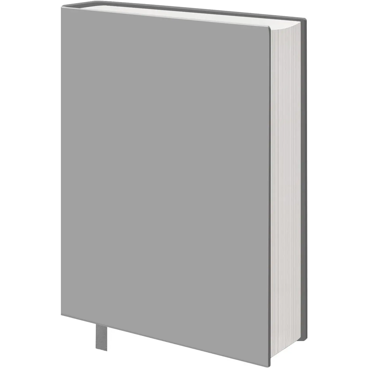 Gray Fabric Book Cover for Hardcover, 1 Pack, 6x9 Inch, Adjustable | Up to 8.5"x9.5", Stretchable Decorative Cloth Book Sox for Book Lovers, School Book Sleeve Protector for Teens