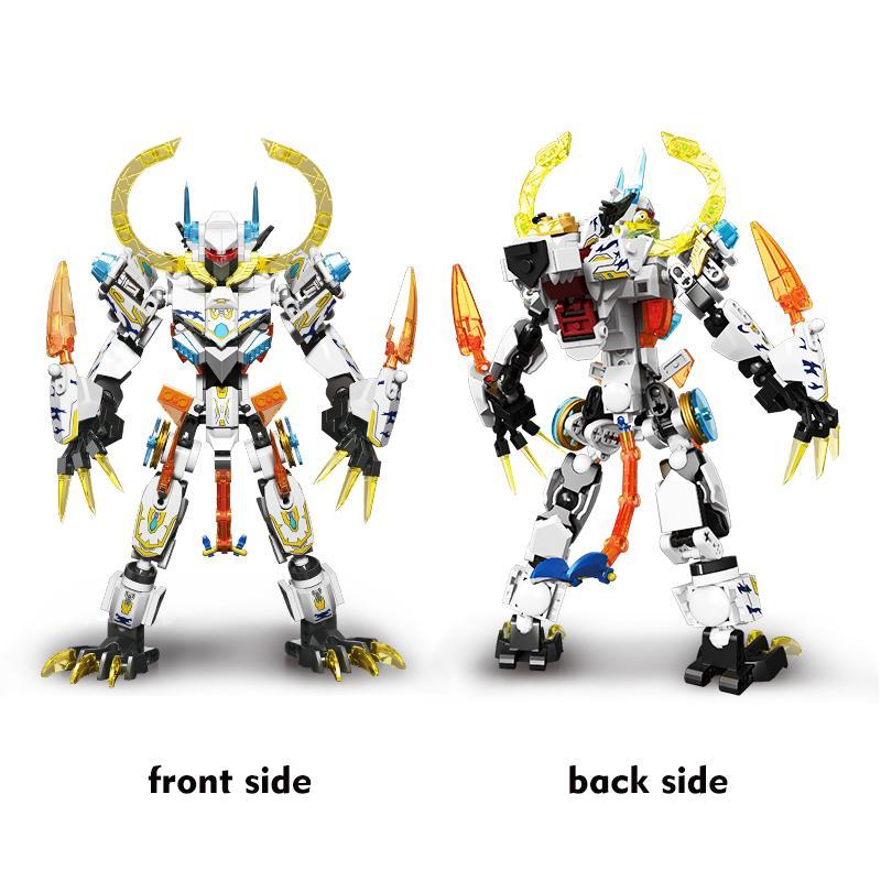 Creative Mechanical Transformation Robot Building Blocks Toy, Assembly Model Blocks Toy, Birthday Gift for Boys