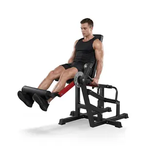 Leg Extension & Leg Curl Machine, 630 LBS Weight Capacity, Adjustable Multi-Position Leg Workout Equipment, Fits 1" & 2" Weight Plates & Cable Systems, Lower Body Strength Training Machine for Home Gym