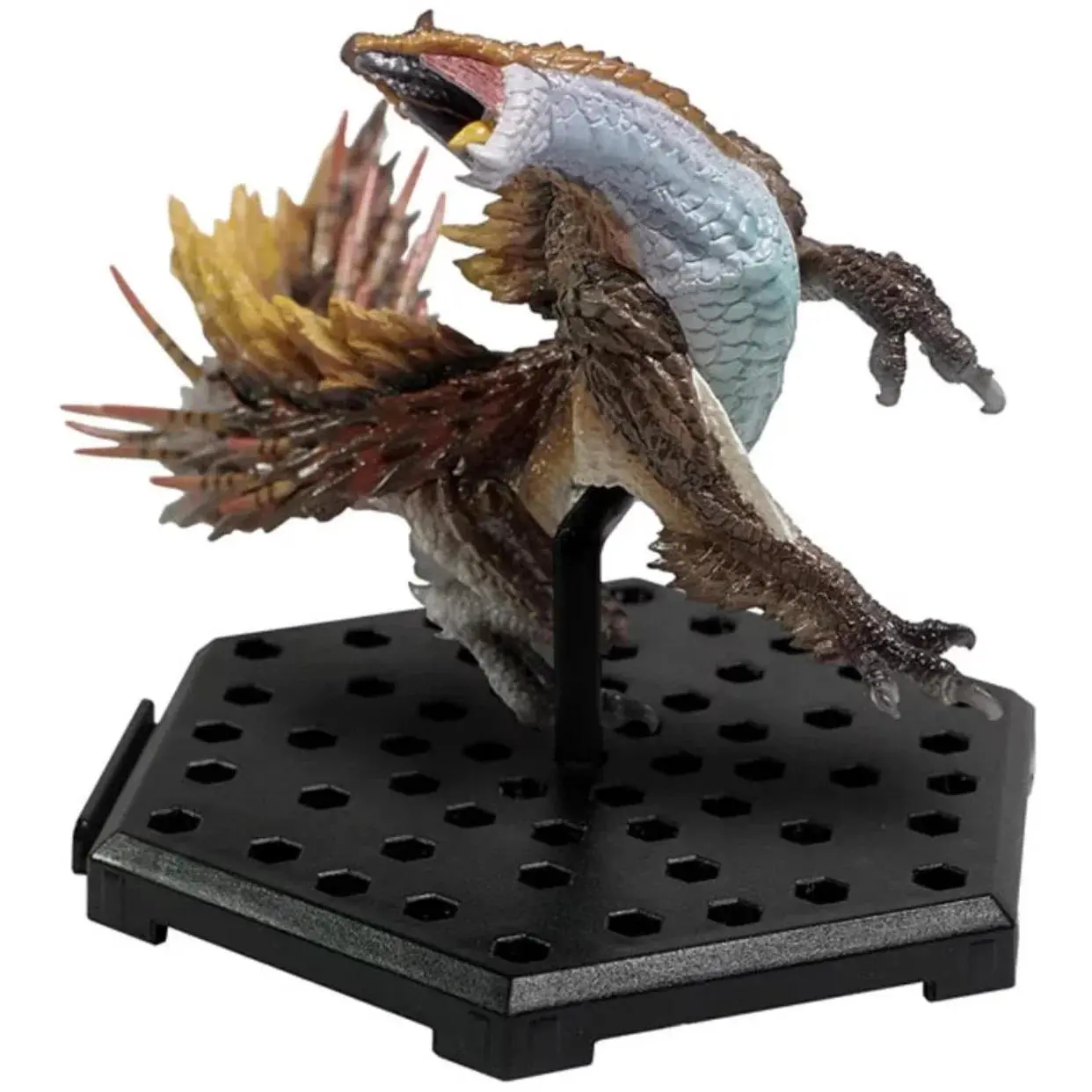 Japanese Genuine Scale Model Monster Hunter Rise of Dawn Series Crushing Dragon Paralysis Dragon Tigrex Action Figure Toys