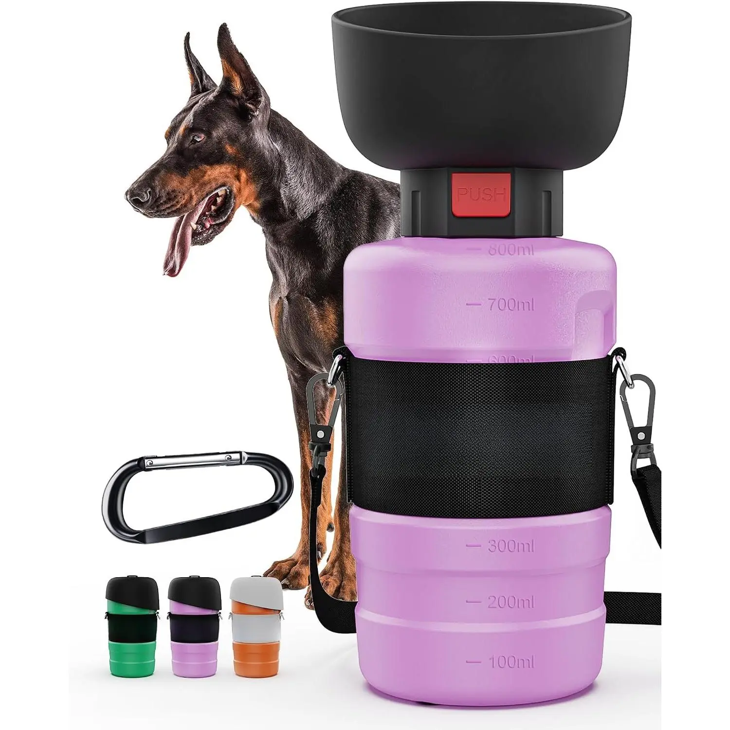 Water Bottle, Portable  Water Dispenser, Leak Proof  Travel Water Bottle, Squeeze  Water Bottle for Walking  The Go,  Hiking Accessories for Outdoor, Hiking, Travel