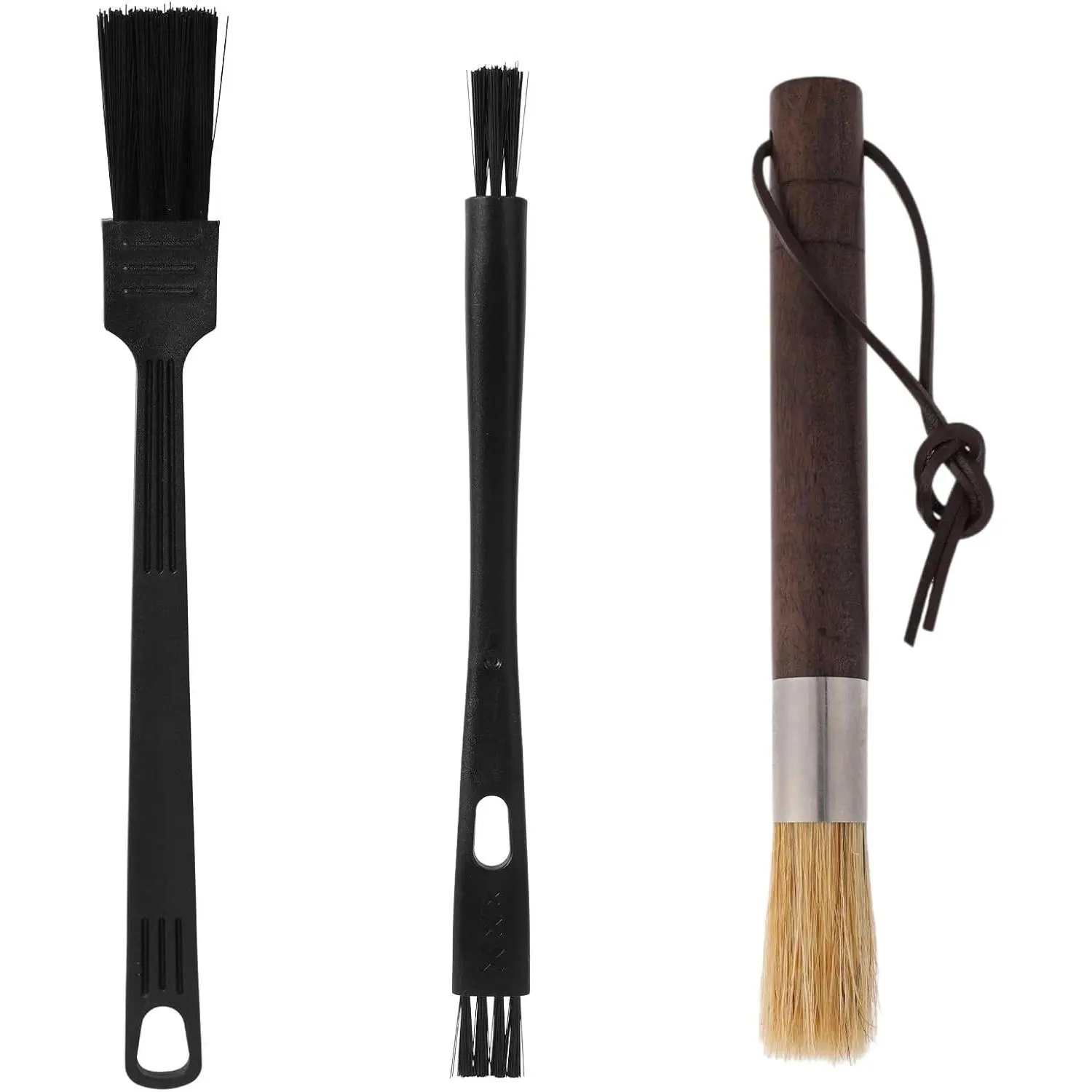 3 count Coffee  Cleaning Brush Set, Espresso Machine Cleaning Brushes with  Handle and Bristles Multifunctional Coffee  Cleaner Tool for  Kitchen Barista