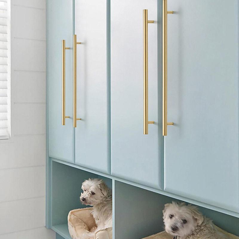 Cabinet Handle, Gold Handle with Screw, Stylish Bedroom Furniture Handle, Elegant Drawer Knob for Home Decor, Furniture Hardware, Doorknob