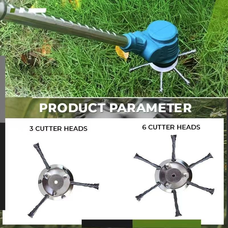 Grass Trimmer Head, Steel Wire Grass Trimmer Head, Grass Trimmer Accessories, Power Tool Accessories for Lawn Mower Grass Trimmer Head, Steel Wire Grass Trimmer Head, Grass Trimmer Accessories, Power Tool Accessories for Lawn Mower