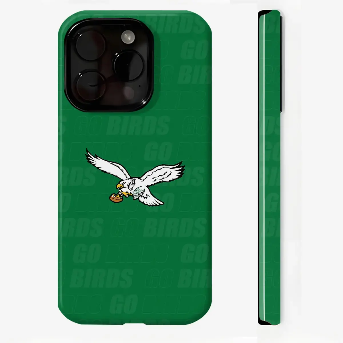 Go Eagles Football Phone Case , Shockproof Rugged Cover Dual Layer Soft TPU Hard Bumper Hard Shell for iPhone 11 12 13 14 15 16 17 Pro Max Plus Air X XR 7 8 XSMAX Magsafe Magnetic