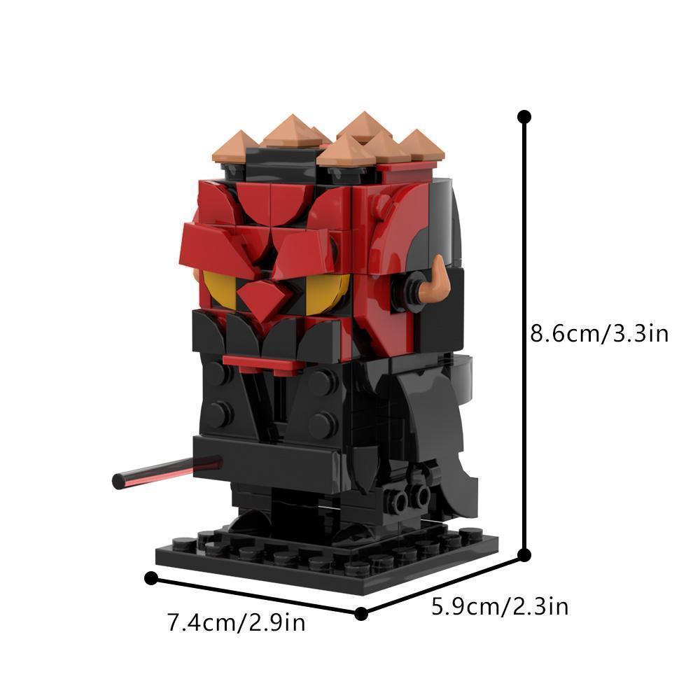MOC Building Blocks Kit Cartoon Figures Characters Bricksheadz Collection Bricks Model Horror Movie Characters Assemble Toy Gift popular