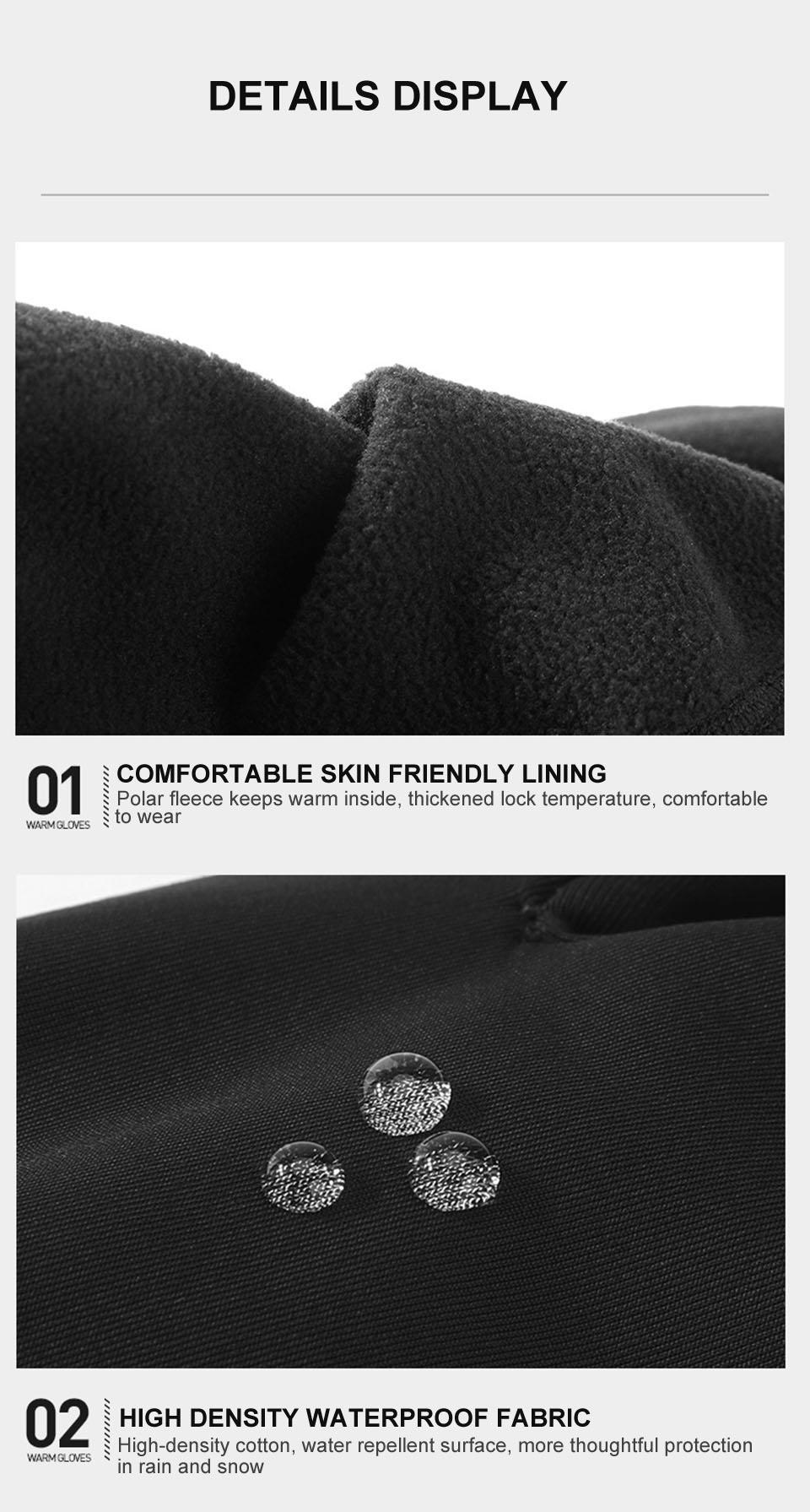 GTUBIKE Waterproof Winter Fishing Gloves 2 Finger Flip Windproof Women Men Gloves Velvet Warm Protection Fish Angling Gloves