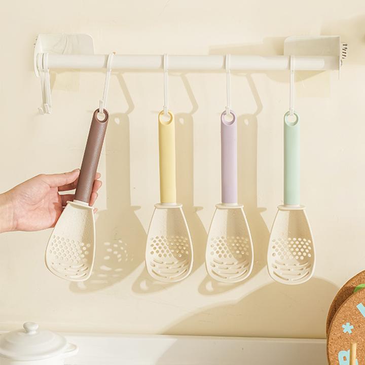 1pcs Masher Spoon, 4-in-1 Baby Food & Potato Masher Tool, Perfect for Fruits, Veggies & Easy Home Cooking Prep