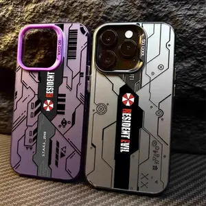 Residents Evils Crisis Pattern Matte Hard Case for iPhone 17,16,15,14,13,12,11,Pro,Max,Plus Phone Cover